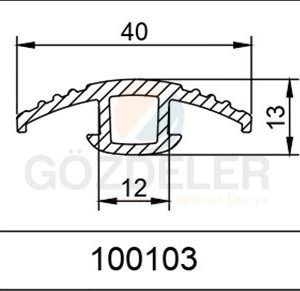 ÇELİK RAY DOLGU LASTİĞİ - 40 MM