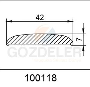 YAN KUŞAK PROFİLİ - 42 MM