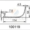 BRANDA LASTİĞİ- 114 MM