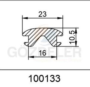 RAY DOLGU LASTİĞİ - 23 MM
