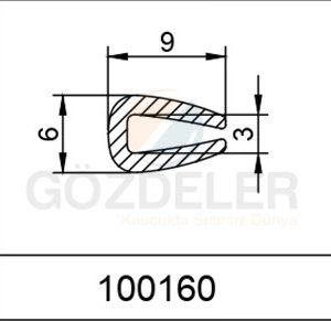 U LASTİĞİ- 6*9 MM