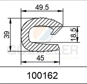 TEKNE KIYILIK LASTİĞİ 39*49,5 MM
