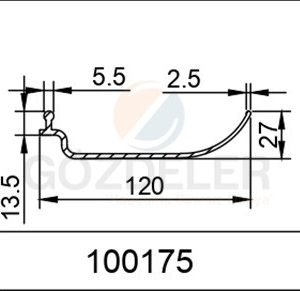 TIR BRANDA LASTİĞİ - 120 MM
