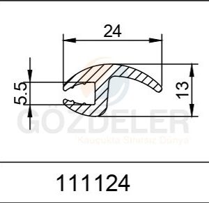DUCATO ÖN CAM LASTİĞİ - 24 MM