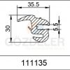 SABİT CAM LASTİĞİ- 35,5 MM