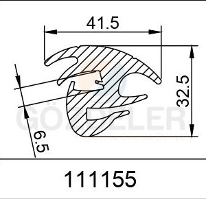 DAF 95 ÖN CAM LASTİĞİ