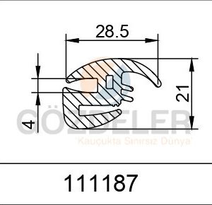 SABİT ÇERÇEVE CAM LASTİĞİ -SPRİNTER