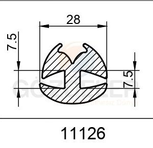 JEEP TİPİ CAM LASTİĞİ – 28 MM - 7,5 MM CAM YATAĞI