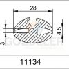JEEP TİPİ CAM LASTİĞİ - 28 MM