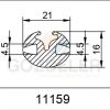 JEEP TİPİ CAM LASTİĞİ- 21 MM