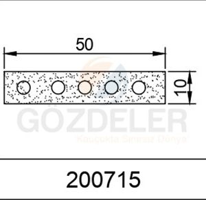 10*50 DELİKLİ LAMA SÜNGER