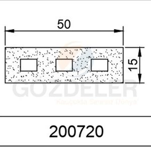 15*50 DELİKLİ LAMA SÜNGER