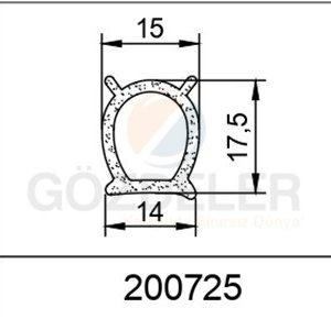 BAGAJ SÜNGERİ- 17.5 MM