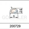 Pano Kapı Süngeri 9x5.8 Mm