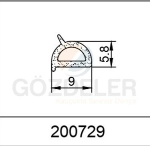 Pano Kapı Süngeri 9x5.8 Mm