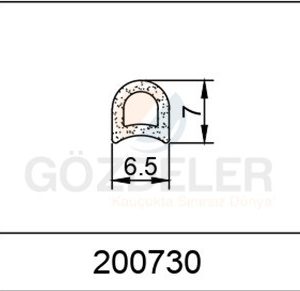 PANO BAGAJ SÜNGERİ 6.5X7 MM