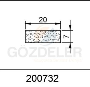 7X20 MM SÜNGER LAMA PROFİL