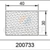 30*40 MM SÜNGER LAMA PROFİL