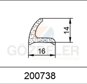 L PROFİL 16X14 MM