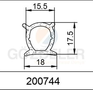 Kapı Süngeri 15.5 MM