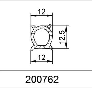 Pano Kapı Süngeri - 12.5 MM