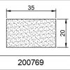 20*35 SOLİD LAMA SÜNGER
