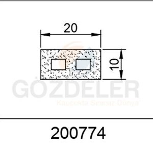 10*20 DELİKLİ SÜNGER LAMA