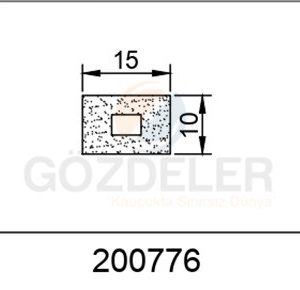 10*15 DELİKLİ SÜNGER LAMA