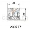 25*25 DELİKLİ SÜNGER LAMA