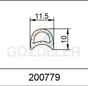 PANO BAGAJ SÜNGERİ 10X11.5 MM