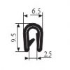SAÇLI GEÇME 6,5*9,5 MM